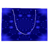 Dazzling Blue Große Geschenktüte (Rückseite)