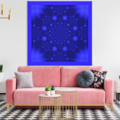 Dazzling Blue Leinwanddruck (Insitu (Wohnzimmer))