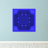 Dazzling Blue Leinwanddruck (Insitu (Holzboden))