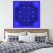 Dazzling Blue Leinwanddruck (Insitu (Schlafzimmer))