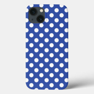 Dazzling Blue Trend Color 2014 Niedlich Big Polka  Case-Mate iPhone Hülle