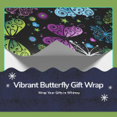 Dazzling Butterfly-Geschenkwrap Geschenkpapier