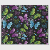 Dazzling Butterfly-Geschenkwrap Geschenkpapier (Flach)