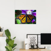 Dazzling Butterfly Poster (Heimbüro)