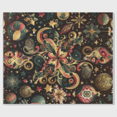 Dazzling Christmas Motifs 2 option Geschenkpapier (Flach)