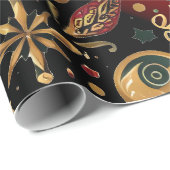 Dazzling Christmas Motifs Geschenkpapier (Rolleneckpunkt)
