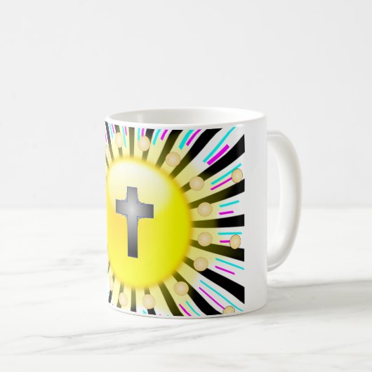 Dazzling Cross Coffee Tasse (VorderseiteRechts)
