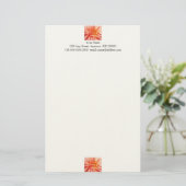 Dazzling Dahlia Blume Briefpapier (Stehend Vorderseite)