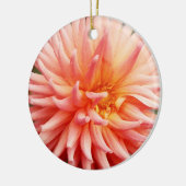 Dazzling Dahlia Blume Keramikornament (Links)