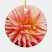 Dazzling Dahlia Blume Keramikornament (Hinten)