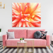 Dazzling Dahlia Blume Leinwanddruck (Insitu (Wohnzimmer))