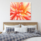 Dazzling Dahlia Blume Leinwanddruck (Insitu (Schlafzimmer))