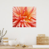 Dazzling Dahlia Blume Poster (Küche)