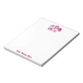 Dazzling Dahlia Personalized Notepad Notizblock (Rotiert)