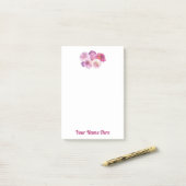 Dazzling Dahlia Post It Notes Post-it Klebezettel (Auf Schreibtisch)