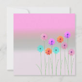 Dazzling Daisies Einladung zum Geburtstag (Rückseite)