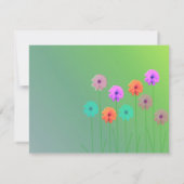 Dazzling Daisies Einladung zum Geburtstag (Rückseite)