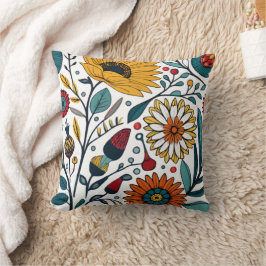 Dazzling Daisy Delight: Ein floraler Mode-Favorit Kissen