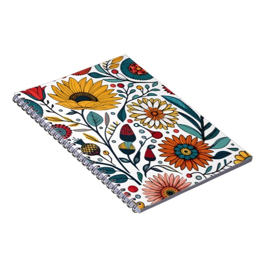 Dazzling Daisy Delight: Ein floraler Mode-Favorit Notizblock (Rechte Seite)