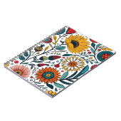 Dazzling Daisy Delight: Ein floraler Mode-Favorit Notizblock (Linke Seite)