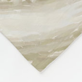 Dazzling Damask, Beige Fleecedecke (Ecke)