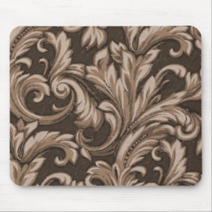 Dazzling Damask, Schokolade Mousepad