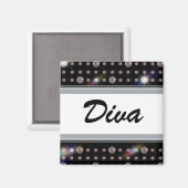 Dazzling Diamond 500 Magnet (Vorderseite/Rückseite)