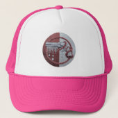 Dazzling Diamond Gun Hat 💎 🔫 Truckerkappe (Vorderseite)