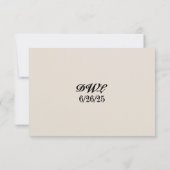 Dazzling Diamond QR Code Wedding RSVP Card Karte (Rückseite)