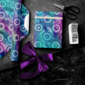 Dazzling Donuts | Iridescent Holographic Ombre Geschenkpapier