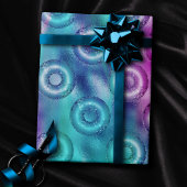 Dazzling Donuts | Iridescent Holographic Ombre Geschenkpapier