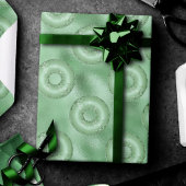 Dazzling Donuts | Neo Mint Green Funkelnd Pattern Geschenkpapier