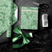 Dazzling Donuts | Neo Mint Green Funkelnd Pattern Geschenkpapier