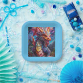 Dazzling Dragon Pappteller (Party)