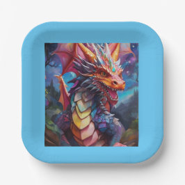Dazzling Dragon Pappteller