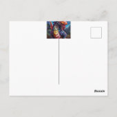 Dazzling Dragon Postkarte (Rückseite)