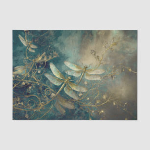 Dazzling Dragonflies, elegante Tänze Seidenpapier