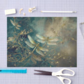 Dazzling Dragonflies, elegante Tänze Seidenpapier (Handwerk)