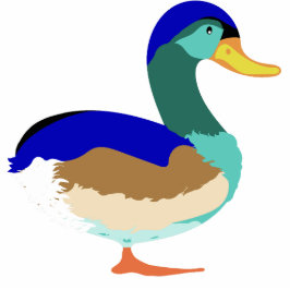 Dazzling Ente: Im Stil gezaubert Wadle Freistehende Fotoskulptur