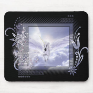 Dazzling Flying Unicorn Tag Series Mousepad