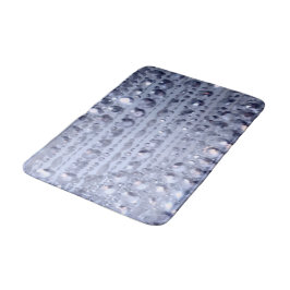 Dazzling Glittery Blue Beads Badematte