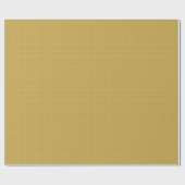 Dazzling Gold und Gold Filigree Muster  Geschenkpapier (Flach)