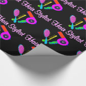 DAZZLING HAIR STYLIST T-SHIRTS UND GIFTS GESCHENKPAPIER (Ecke)