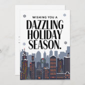 Dazzling Holiday - Weihnachtskarte Feiertagskarte (Vorne/Hinten)