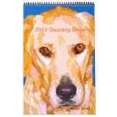 Dazzling Hunde Gemälde 2012 Kalender (Titelbild)