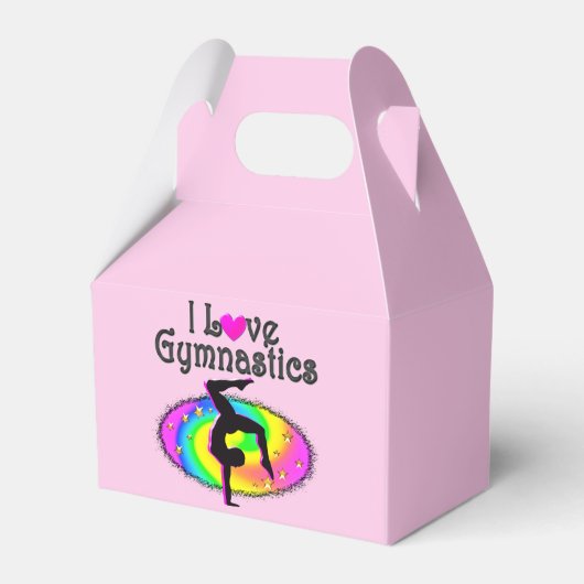 DAZZLING I LIEBE GYMNASTICS GASTGESCHENK BOXES GESCHENKSCHACHTEL (Vorderseite)