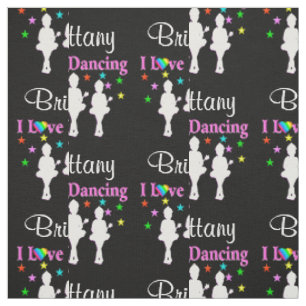 DAZZLING I LIEBE TANZEN PERSONALISIERTER BALLETT F STOFF