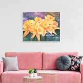 Dazzling in Wasserfarben Leinwanddruck (Insitu (Wohnzimmer))