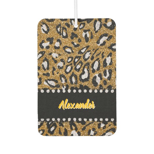 Dazzling Leopardprint Design inspiriert durch eine Autolufterfrischer (Vorderseite)