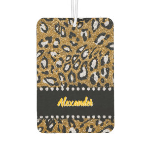 Dazzling Leopardprint Design inspiriert durch eine Autolufterfrischer